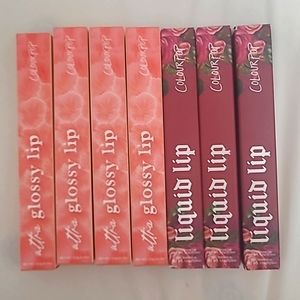 7 Unopened colourpop lip glosses